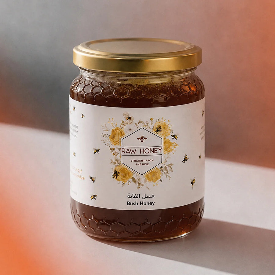 raw bush honey routine card