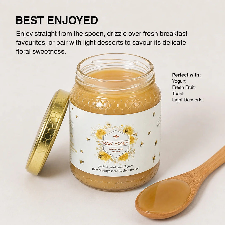 Raw Madagascan Lychee Honey