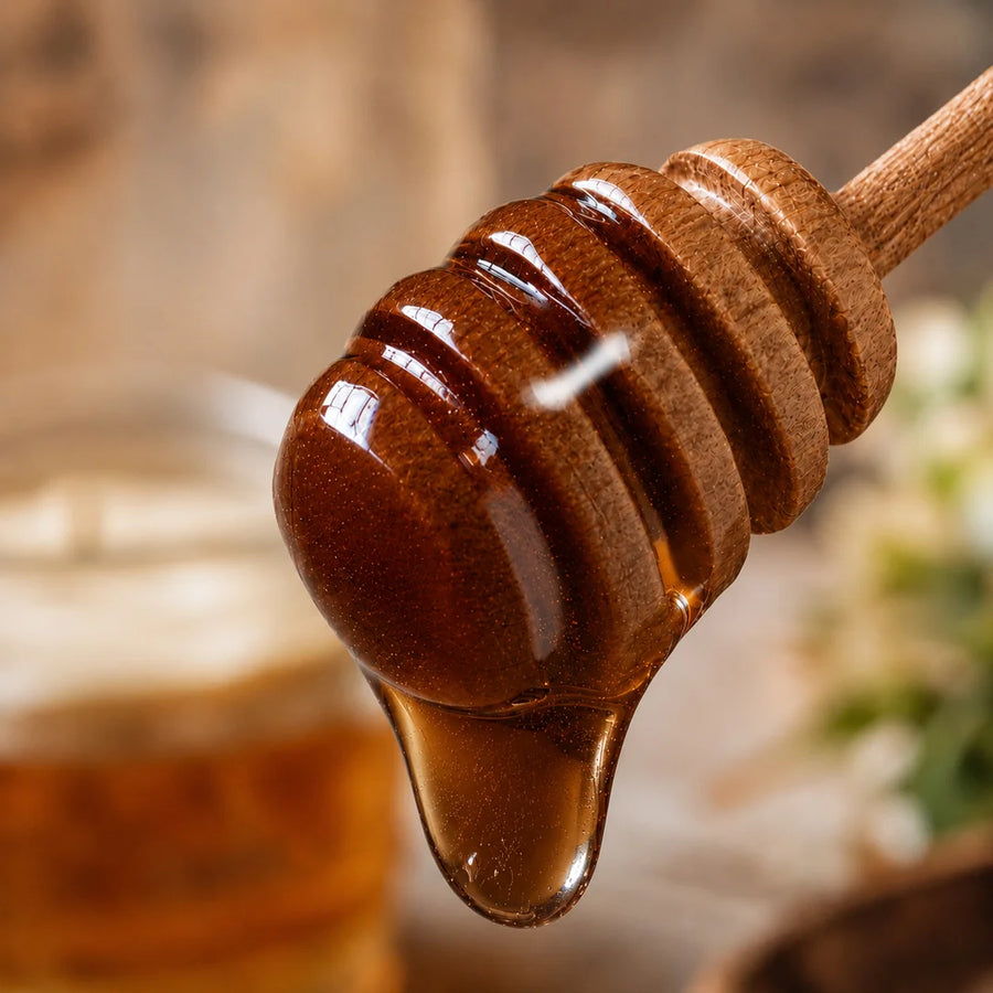 raw bush honey taste card