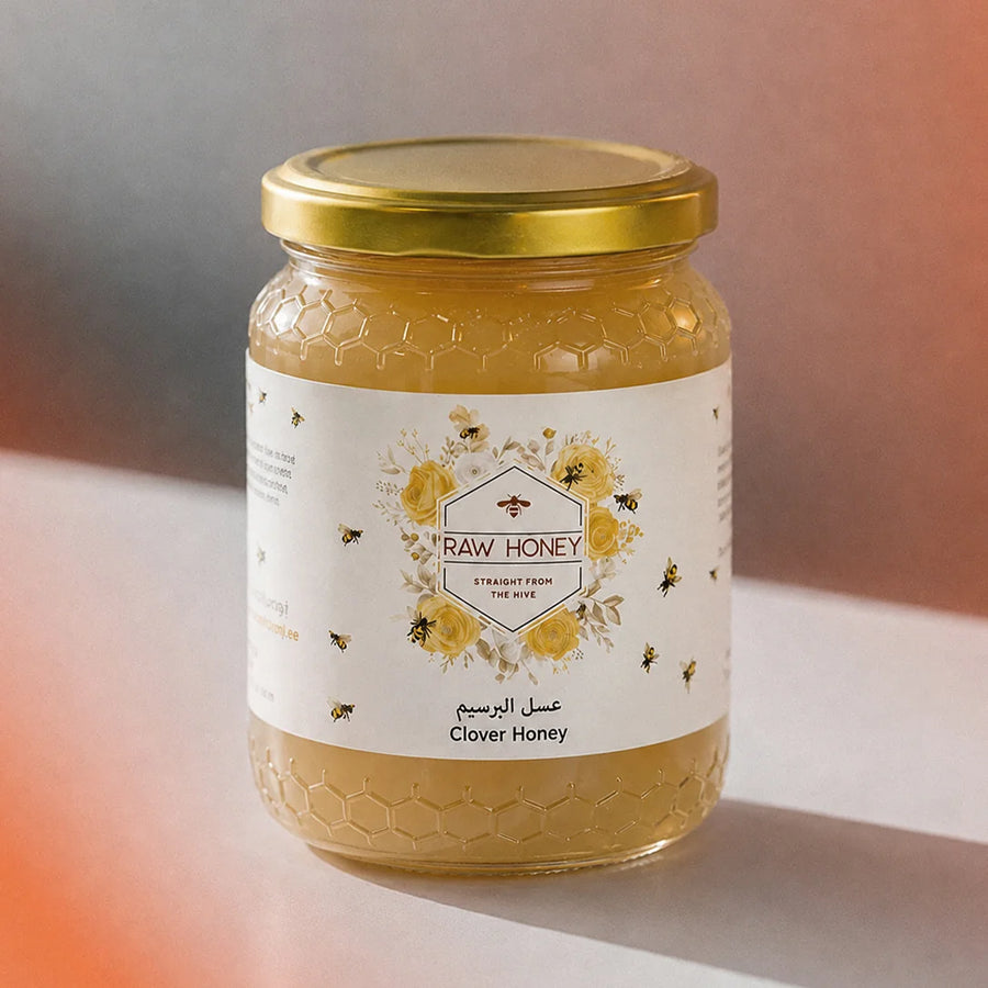 raw clover honey routine card