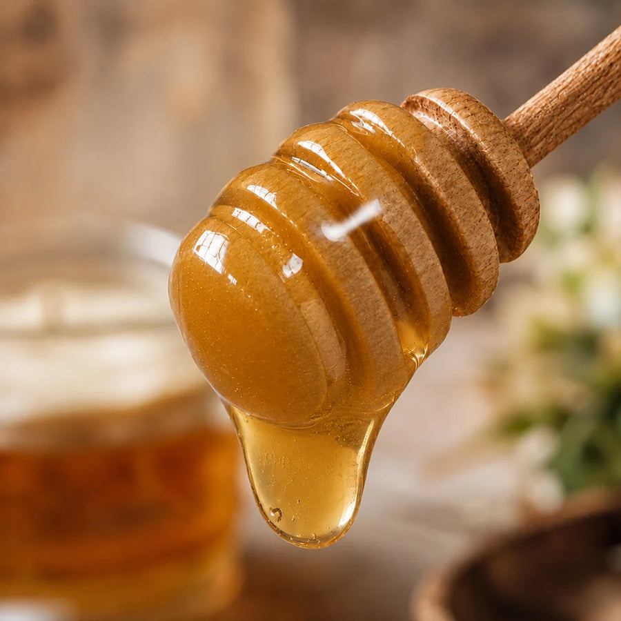 raw clover honey taste card