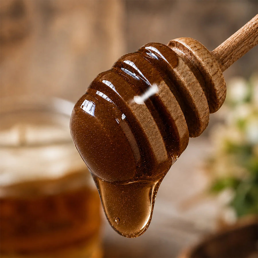 raw honey cinnamon sesame seed fusion taste card