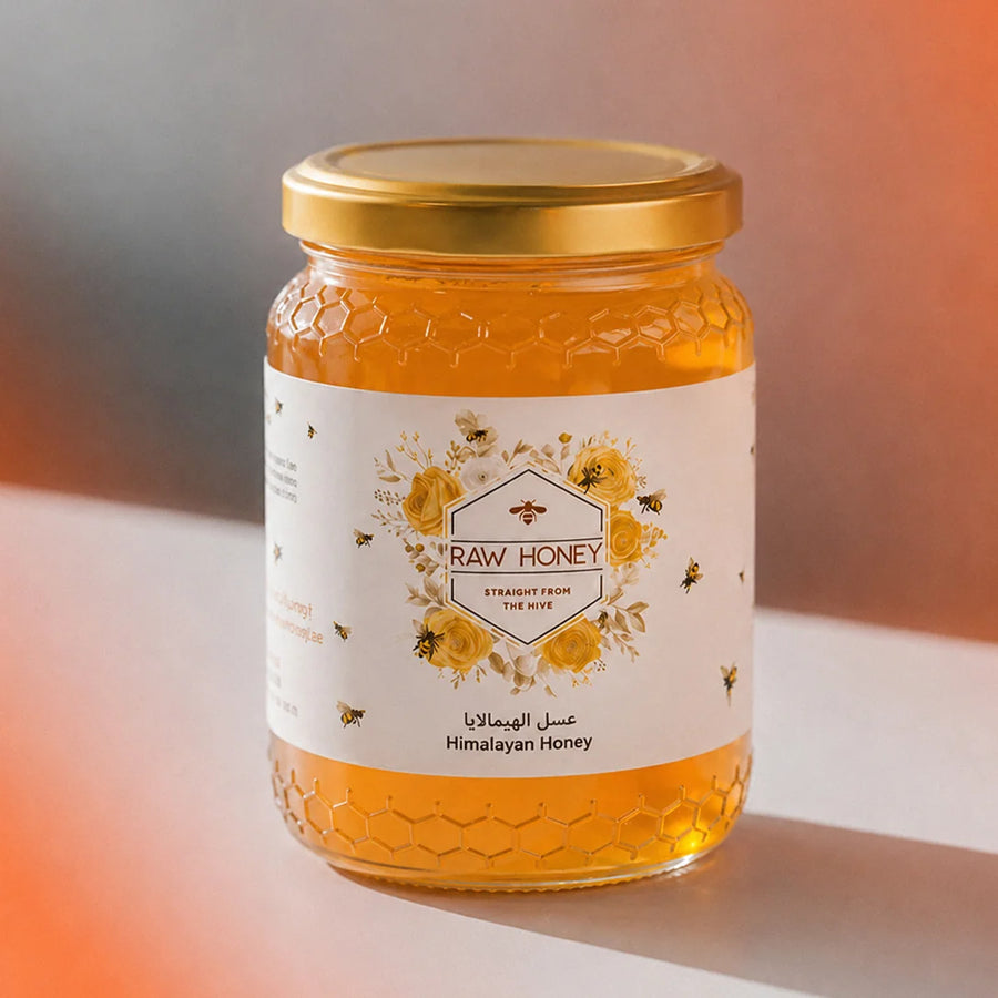 raw honey himalayan routine card