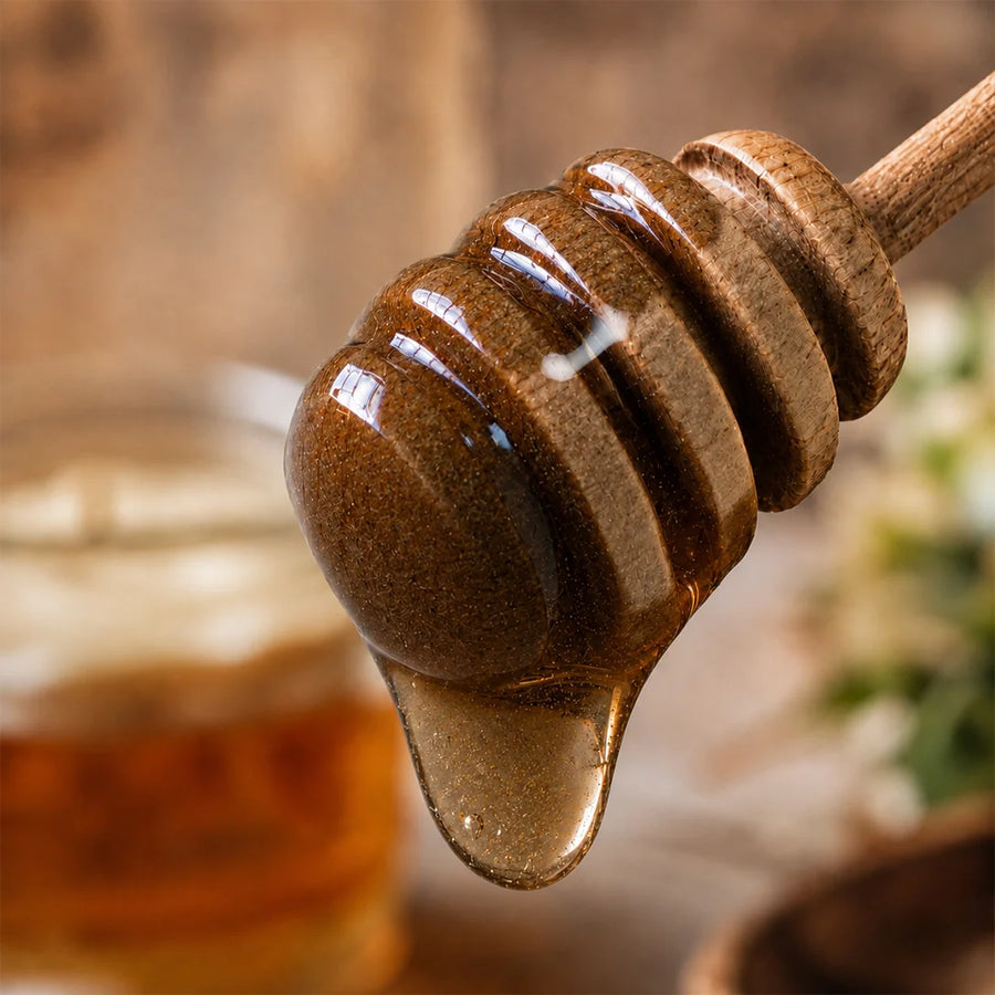 raw honey lemon zest ginger fusion taste card