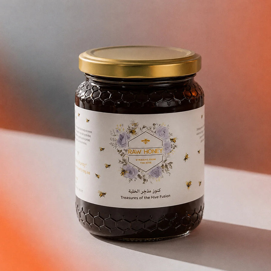 raw honey treasures of hive fusion routine card