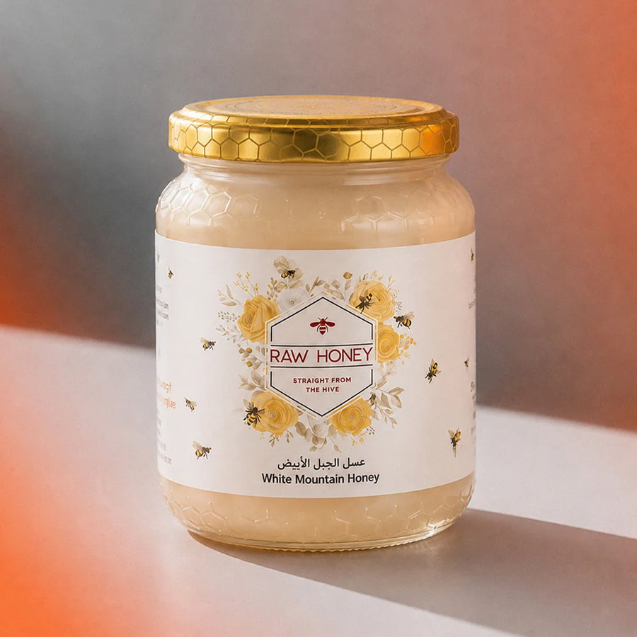 raw honey white mountain honey routine card