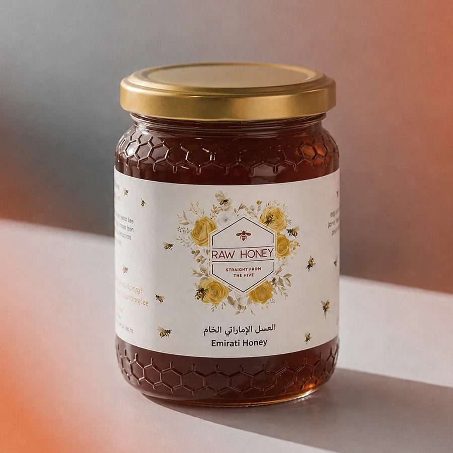raw sidr emirati honey routine card